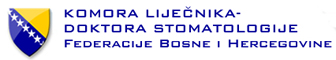 KOMORA LIJEČNIKA-DOKTORA STOMATOLOGIJE FBiH Sarajevo