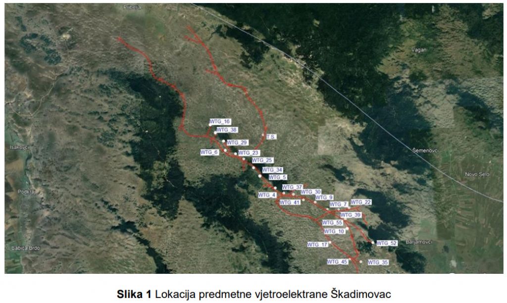 Vjetroelektrana Škadimovac Glamoč